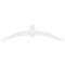 Ekena Millwork Archdale Architectural Grade PVC Gable Bracket, 84"W x 21"H x 4"D x 6"F, 6/12 Pitch GBP084X21X0406ARC00 - alternate 5